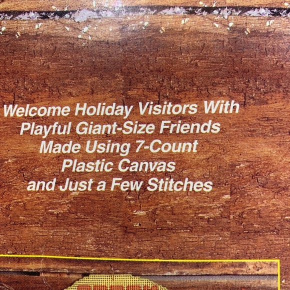 The Needlecraft Shop plastic canvas Door Greeters Christmas Halloween 1996 - Picture 6 of 10